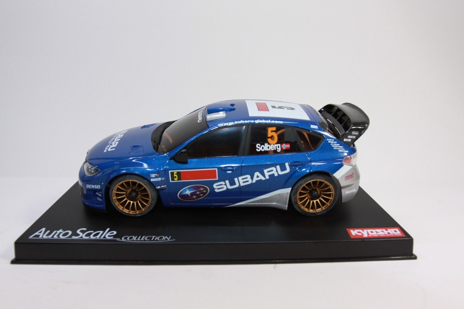 1/28 Autoscale kyosho mini-z Body Subaru Impreza WRC 2008 No.5